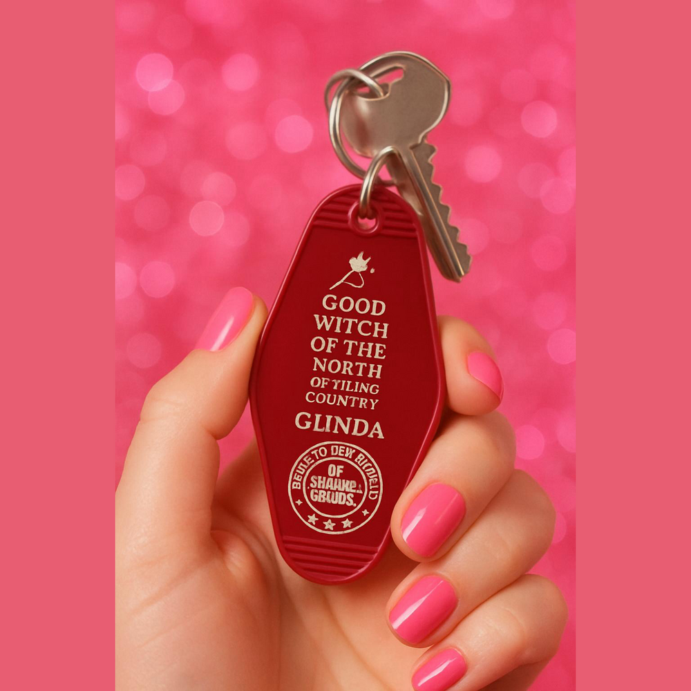 FINAL ONE!!! ($8) Wicked Glinda Keychain